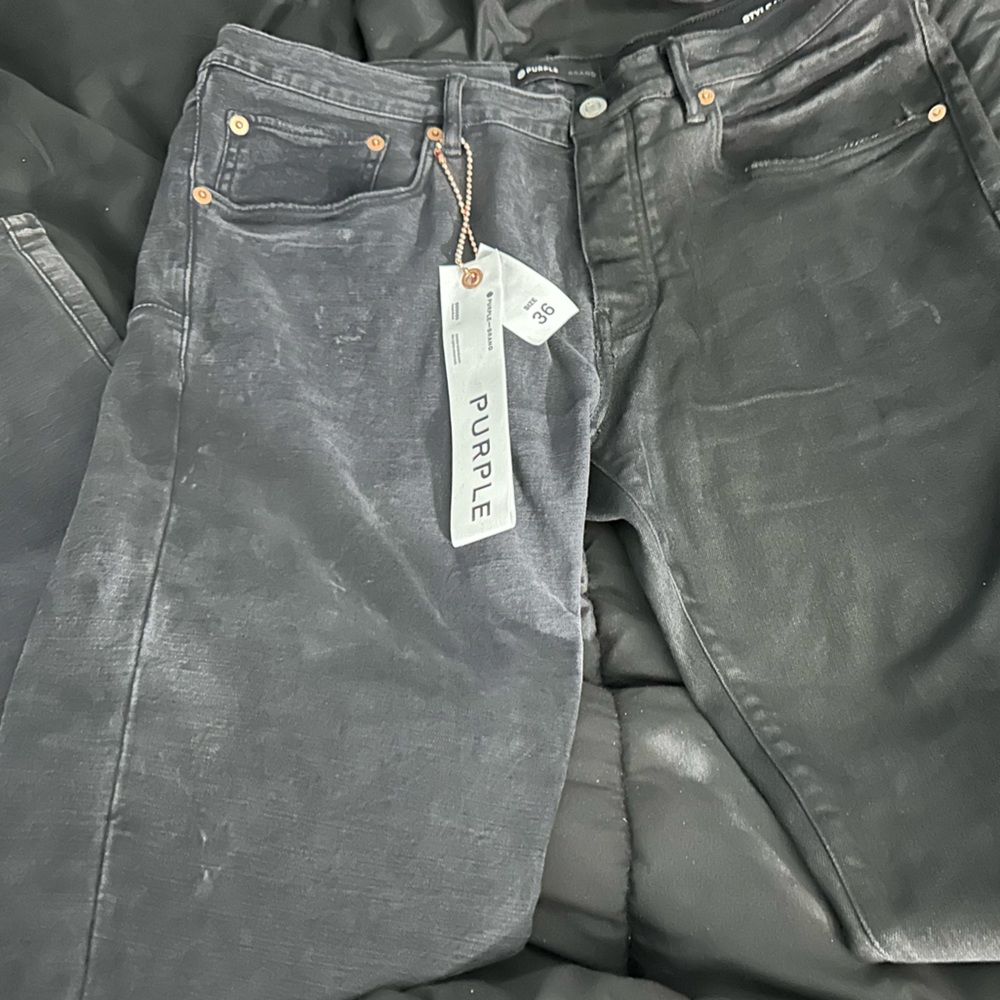 2 tone Purple Jeans Men’s